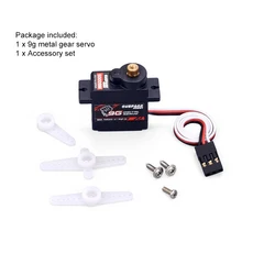 1/2/4 Surpass Hobby 2g 3.7g 마이크로 디지털 미니 서보 금속 및 플라스틱 기어 RC 드론 비행기 고정익 자, 09 1pcs 9G