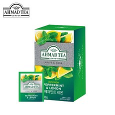 아마드티 페퍼민트 레몬 티 (티백), 1.5g, 20개입, 1박스