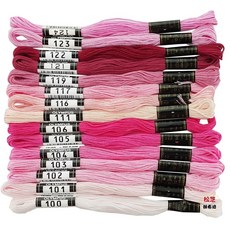 OLYMPUS 奧林巴斯 25番 純棉刺繡線 粉色系, 1個, 169