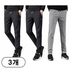 차쿠 1+1+1(3p) 남성 여름 봄 스판바지 일자 슬랙스 츄리닝 캐주얼 바지 트레이닝 바지 빅사이즈 중년 작업복 바지