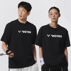 빅터 남성 여성 티셔츠 반팔 VT25CTO200U