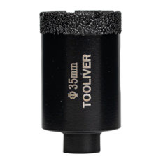 툴리고 융착 코어비트 35mm 다이아몬드 홀쏘 코아 비트 타공, 1개