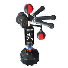 가정용 샌드백 펀치볼 회전 스탠드 복싱 스탠딩 권투 체육관, 블랙