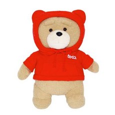 19곰테드 인형 후드티 2.0 레드-30cm, 1