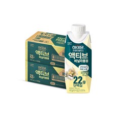 하이뮨 프로틴 밸런스 액티브 22g 바닐라봉봉 ZERO, 36개, 250ml