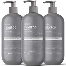 [모발빠짐 80% 개선] 1+1+1 센티베르 블랙시드 검은콩 탈모샴푸 1000ml 대용량 흑곡 약산성 정수리냄새 여성 남성 남자 여자, 3개, 1L