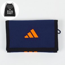 AD7029 아디다스 파워 접이식 학생 찍찍이 반지갑 월렛 네이비 (MT짐색 지급), 1개, Navy