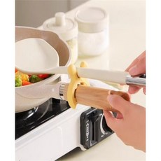 별구나라 조리도구 세워두는 실리콘국자받침, 그린