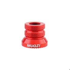 MUQZI M5 퀵릴리즈 레버 너트 허브 알루미늄 합금 고정 볼트 MTB 로드 바이크 휠 허브 나사 1 개 2 개, [02] Red-1pc, 1개