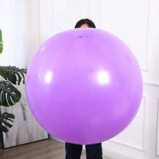 탱탱볼 촉감볼 스펀지공 빅볼 문볼 실리콘볼 에어볼, China Mainland, 36inch 2pcs, matte purple