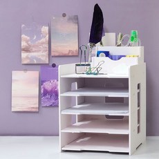 서류 보관함 정리 종이 조립식 세로형 bre+8251aw