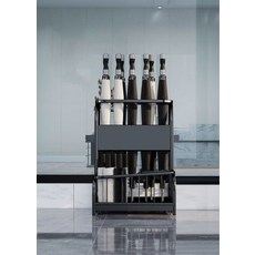 대형 우산 진열대 편의점 판매대 장우산 거치대 가판대 우산진열대 이동식 로비 우산꽂이, C형 검정 소형 36x25x55cm 약 18개, 1개