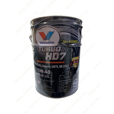 발보린 터보 HD7 15W40 20L CI-4 유로4/5차량용 중대형디젤용 합성오일, 1개