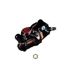 Brembo CNC 484 輻射卡鉗 義大利公司貨 機車精品, 1個, 左邊,100mm