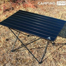 HOOT 알루미늄 캠핑 테이블 폴딩 접이식 컴팩트 소형, 알로이(B형블랙S)