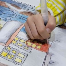 수채화 워터브 러쉬 물붓 중형 물붓펜 워터붓 수채화붓 워터브러쉬