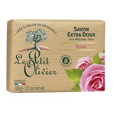Le Petit Olivier 小橄欖樹 玫瑰香氛皂 溫和潔淨, 100g, 1個