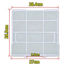 에어컨 콘센트 환기구 청소 필터 교체 스폰지 벽걸이 에어컨용 방진 그물 메쉬 2, A7, 1개