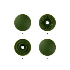 국산 티단추 하이탭 13mm 40세트, 1개, T 117-퍼른그린