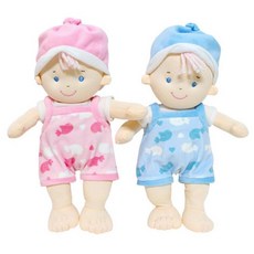 12개월 아기 장난감 봉제 인형 2개 세트 역할놀이 여아 애기 소꿉놀이 유아, 1개