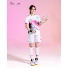 테크니스트 TNT56051 경기복 게임웨어 반팔티 배드민턴 피클볼 스포츠웨어