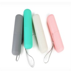 굿포머스 휴대용 칫솔케이스 칫솔치약케이스, 아이보리