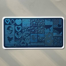 네일 템플릿 XMQ 스탬핑 발렌타인 데이, 옵션05) spv105, 1개