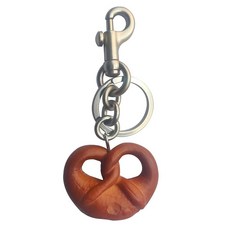 Hxusin 창의적인 키체인 참 - 귀여운 핸드백 & 지갑 액세서리 내구성 있고 세련된 열쇠 고리 독특한 장식 장신구 Smile_brown, 할로우 브라운