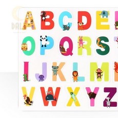 [아리아띠] 대문자 어린이자석 안전자석 자석놀이 알파벳자석