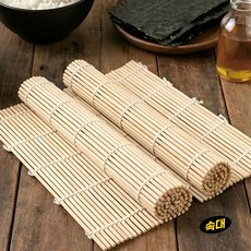 오브제웍스 대나무김발 자연 대나무 김밥 발 고급형 튼튼한 김싸기 김밥말이, 속대, 1개