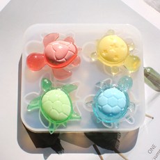 모양거북이4구몰드/레진아트실리콘몰드