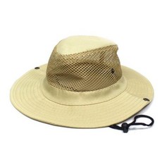 남성 메쉬 사파리 모자 여름 망사 등산 낚시 벙거지, FREE, 그린