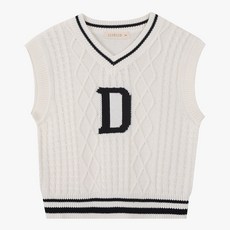 [아동/일로딜로] 레터링 케이블 조끼 IDVK26S0Z_GS