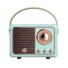 레트로라디오 클래식 앤틱 스테레오 옛날라디오 등산 스피커, 1개, 맞춤 로고 문의