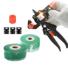 마켓다인Z 원예용 접목가위 세트 20mm 30mm 롤테이프 2pcs포함 접목롤테이프