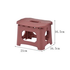 享家生活 折疊收納椅, 北歐紅 小號, 1個