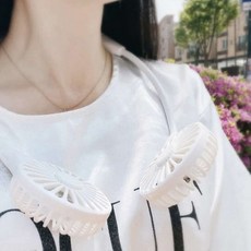 충전식선풍기 목에걸고편하게 멀티스포츠 LED 휴대용 넥밴드 선풍기 미니 멀티, 블랙, 본상품