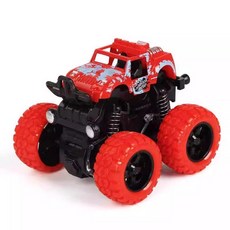 慣性越野車玩具 攀爬車模型 四驅玩具車 仿真抗摔車, 紅色越野車, 1個
