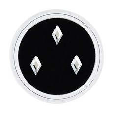 상자 치아 크리스탈 장식 도금 구강 위생 다양 모양