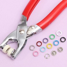 똑단추 마스크끈 펀칭기 스냅 펜치 단추 펀치 XWFIDJB8, 펀칭기+핀 1p, 펀칭기+핀 1p