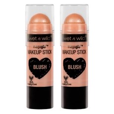 웻앤와일드 메가글로 메이크업 스틱, Hustle and Glow, 2개