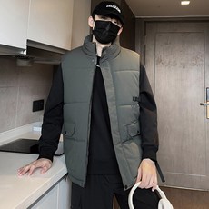 男士冬季保暖加厚棉馬甲