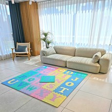 EVA 영어랑놀자 퍼즐매트세트, 1개