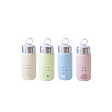 簡單愛 陶瓷附蓋隨手瓶 420ML 4色, 詳見包裝, 粉陶瓷附蓋隨手瓶420ML(1入)