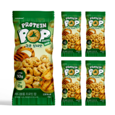 레디블룸 프로틴 팝 구운양파맛 글루텐프리 당류제로 단백질 과자, 5개, 30g