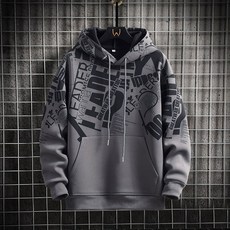 ZPEIZ 남성 후드 티셔츠 봄가을 캐주얼 데일리 맨투맨 스타일