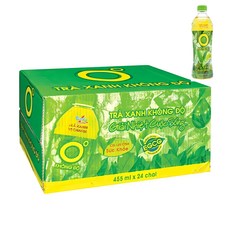 베트남식품 그린녹차음료 TRA XANH KHONG DO, 455ml, 12개