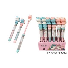佳佳玩具 抽壓式動物造型水槍, 1個, 獨角獸水炮(單入-顏色隨機)