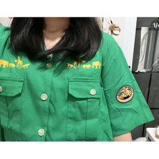 Everland 熊貓抱枕 Remember Fubao 系列, 員工衣服L號 男生尺寸（現貨