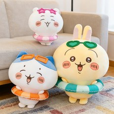 우사기 하차와레 치이카와 인형 쿠션 인형 선물, 25cm, 하치와레